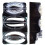 Σφραγίδα φρυδιών Seals με πινέλο φρυδιών, Perfect Eye Brow Power One Second Make Up Nature Brow Makeup Tool, 6