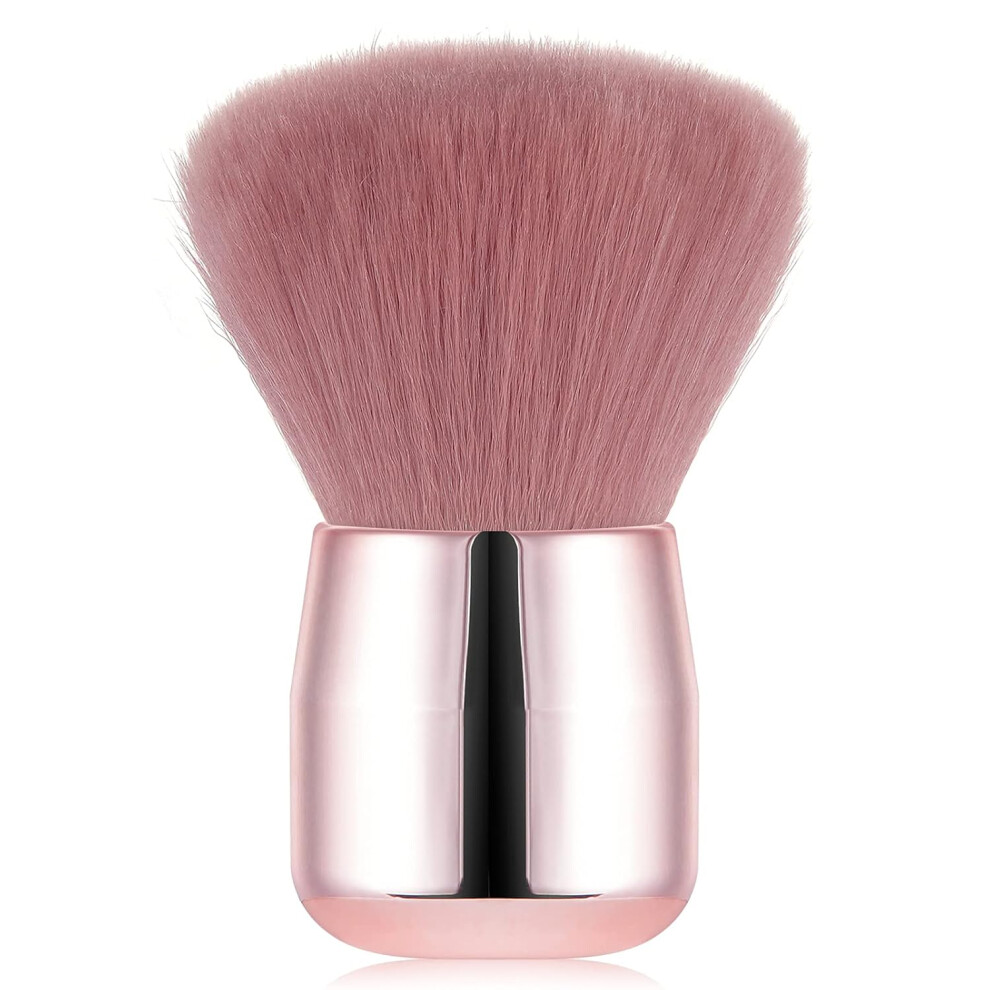 Chic Kabuki Brush, Gentle Nail Dust Remover with Soft Bristle for Nails Art, Professional Nail Art Tool Multi-purpose Cleaning, Soft Kabuki Cleaner B