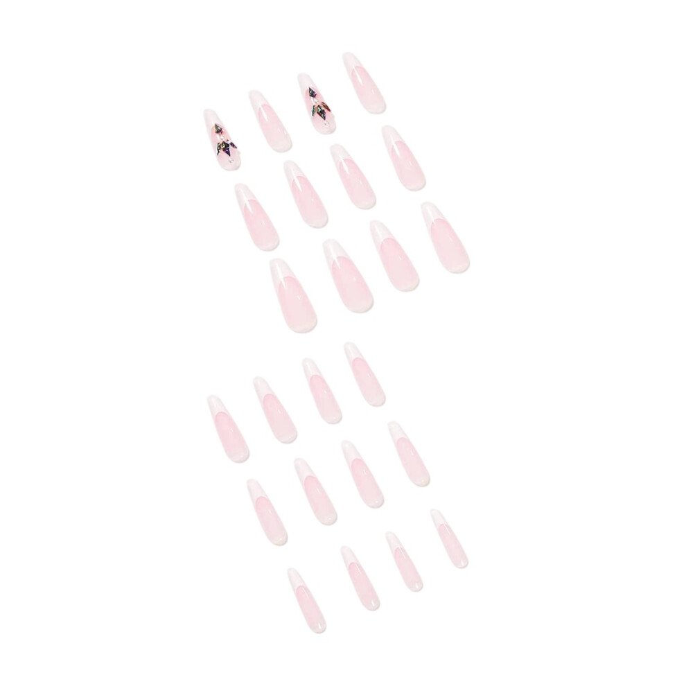 Nail Rhinestones For Easy Trim And File, Crystal Glass Non-Toxic And No Odor, Fits Various Occasions Including Parties Wedding Halloween, Unique Desi