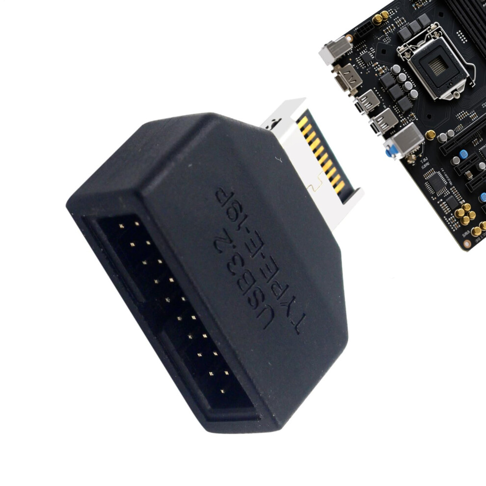 Typee To 19P Interface Converter Usb3e 20P To Idc 19P Adapter For Motherboard Extension And Internal Data Transfer 9187378891469