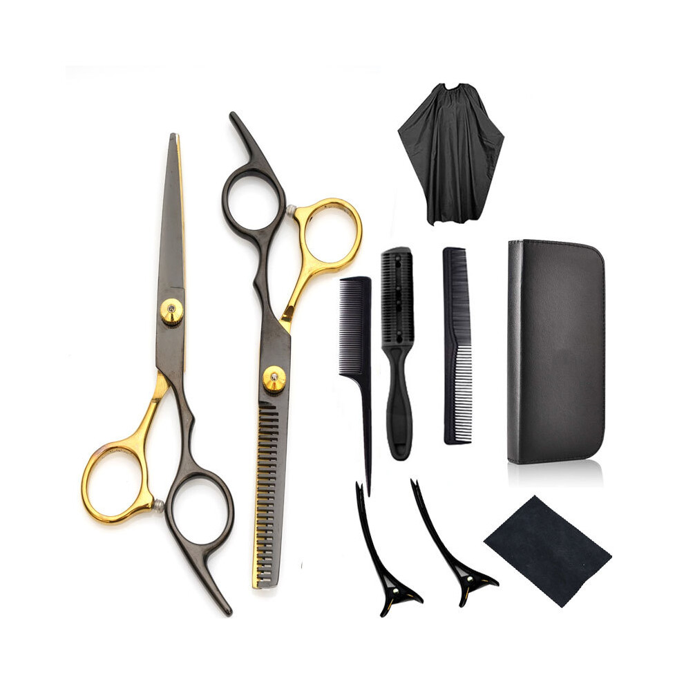 Thinning Scissors, 440C Stainless Steel & Ergonomic Grip, for Managing Frizzy, Thick Hair For Halloween Parties For Nightclubs For Daily Use