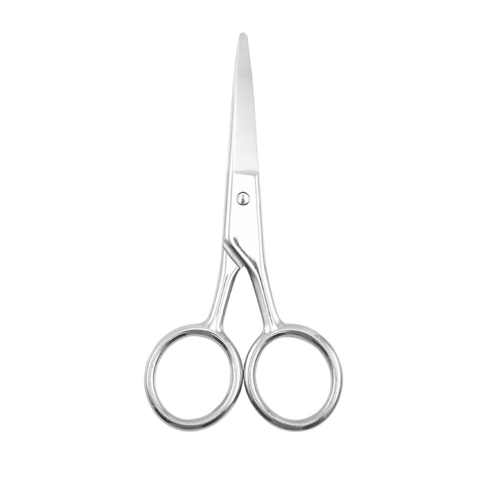Facial Grooming Scissors with Ergonomic Design, Surgical Grade Stainless Steel Safety Snub Tipped Clippers for Safe And Comfortable Trimming, Travel-