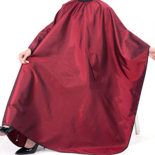Mantellina professionale da salone resistente alla candeggina, grembiule in nylon leggero e impermeabile, taglia generosa con chiusura regolabile,