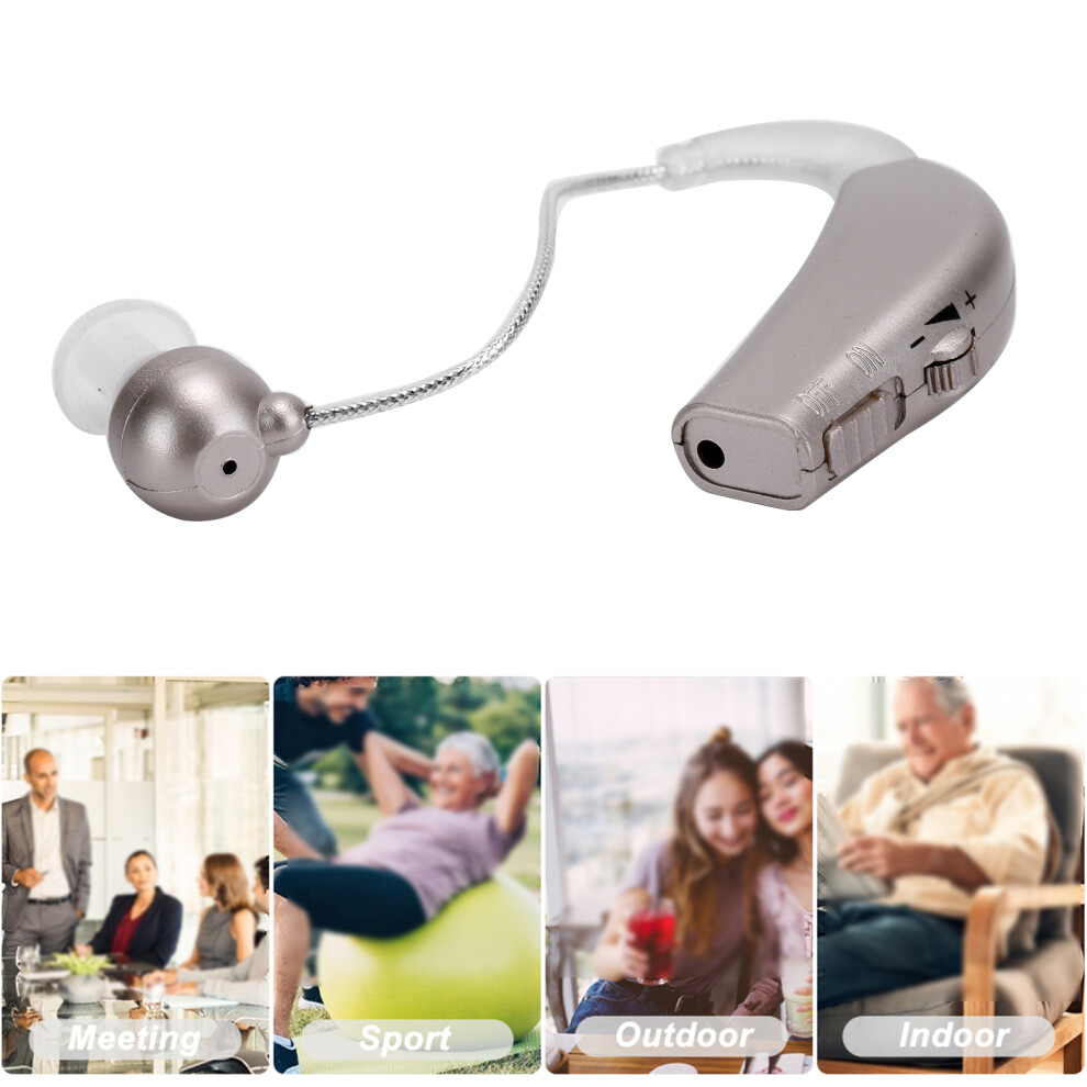 Rechargeable Hearing Aid Ear Sound Amplifier ABS Noise Reduction 115dB