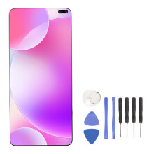 Samsung Galaxy S10+ Skärmreparationskit, 6,67-tums framglasbyte med USB-portdesign, lösning för härdat glas