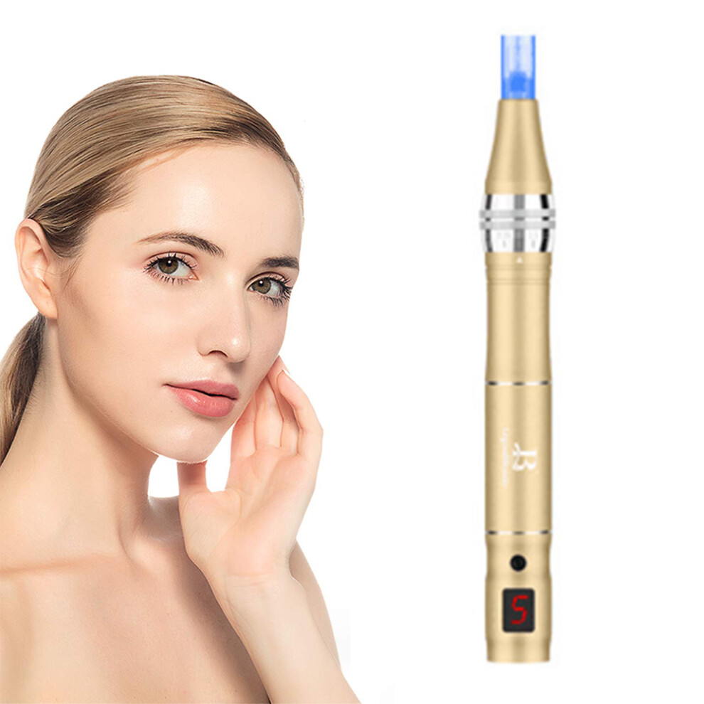 5W Motor Wireless Permanent Makeup Pen, Updated Micro Needle Pen with Adjustable Speed Levels for Skincare Solutions, Cordless Freedom for Personal U