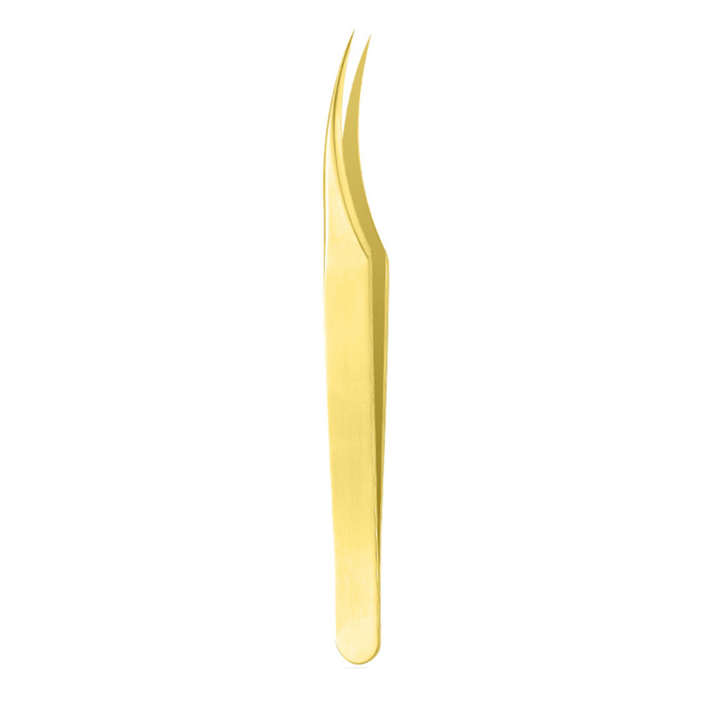 Rust-Resistant & Anti-Static, Surgical-Grade Stainless Steel Lash Tweezers for Eyelash Extensions, Precision Tool with Anti-Static and Anti-Magnetic