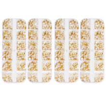 Essentiels chics et artisanaux, strass multi-tailles inspirants pour le nail art 3D, pierres précieuses noires mates pour des créations