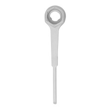 Gemakkelijk op te bergen dekselopener voor vaten, aluminiumlegering, 27 cm lange stopmoersleutel voor chemische olievaten van 10, 15, 20, 30 en 55