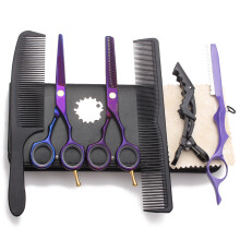 Precisione e comfort si incontrano, set di forbici professionali per il taglio dei capelli, lame in acciaio inossidabile dal design ergonomico,