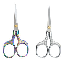 Ciseaux à broder en acier inoxydable, ciseaux de précision vintage à coupe nette pour les travaux manuels, ciseaux de coiffure durables avec