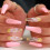 Press On Nails, Τέλειο Δώρο για Γυναίκες, Ακρυλικό Ντεγκραντέ Λουλούδι, Διάρκεια για μια 1