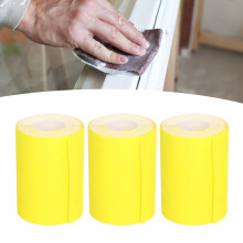 3er Pack 80er Körner Schleifpapierrolle zum Polieren von Holz & Metall Gelbe Schleifmittel