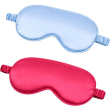 Slaapmasker voor de nacht, hypoallergeen slaapmateriaal voor de gevoelige huid, essentieel voor thuis en op reis (moerbeizijde, gemakkelijk te