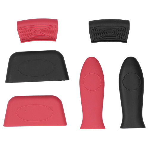 Thick Silicone Pot Handle Covers 6Pcs Anti-Scald Heat-Resistant Cooking Tools 1