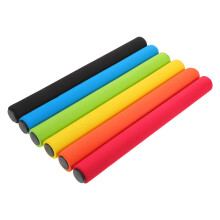 Sponge Relay Baton 6 Pack With Soft Grip For Running Races School PE Outdoor Track Events
