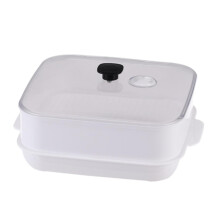 Microwave Food Steamer Bowl with Vent Lid for Fast Cooking Ramen Pasta Soup and Vegetables