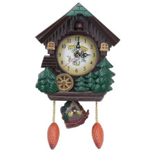 Cuckoo Clock With Working Bird, Decorative Pendulum Clock, Living Room Or Bedroom Clock, Housewarming Gift