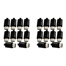 20Pcs 12V PD/QC Decoy Board Fast Charge Module with Shell PD 2 3.0 Trigger USB Type-C Male QC4 Charge Connector Black