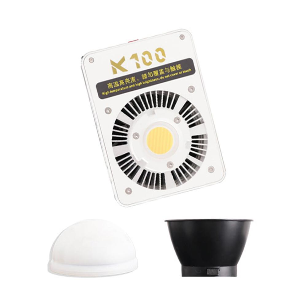 Led Photography 100W Adjustable Triple Color Temperature 40000 Lux Outdoor Handheld Studio Ing Light 9187378894446
