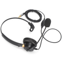 High-Quality Call Center Headphones, Dual Ear with Boom Style Mic, 3.5mm Jack for Widespread Compatibility, Acoustic Shock Protection for Safe