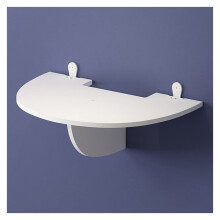 Projector Bracket Wall Mount White MultiFunction Stand For Office Or Home Use