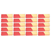 Gommes puzzle mignonnes, 20 pièces, petite taille, en forme de rouge à lèvres, non toxiques, pour enfants, idéales pour les mariages, les fêtes,