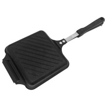 NonStick Camping Sandwich Panini Maker, DoubleSided Panini Grill, Portable Aluminum Panini Press