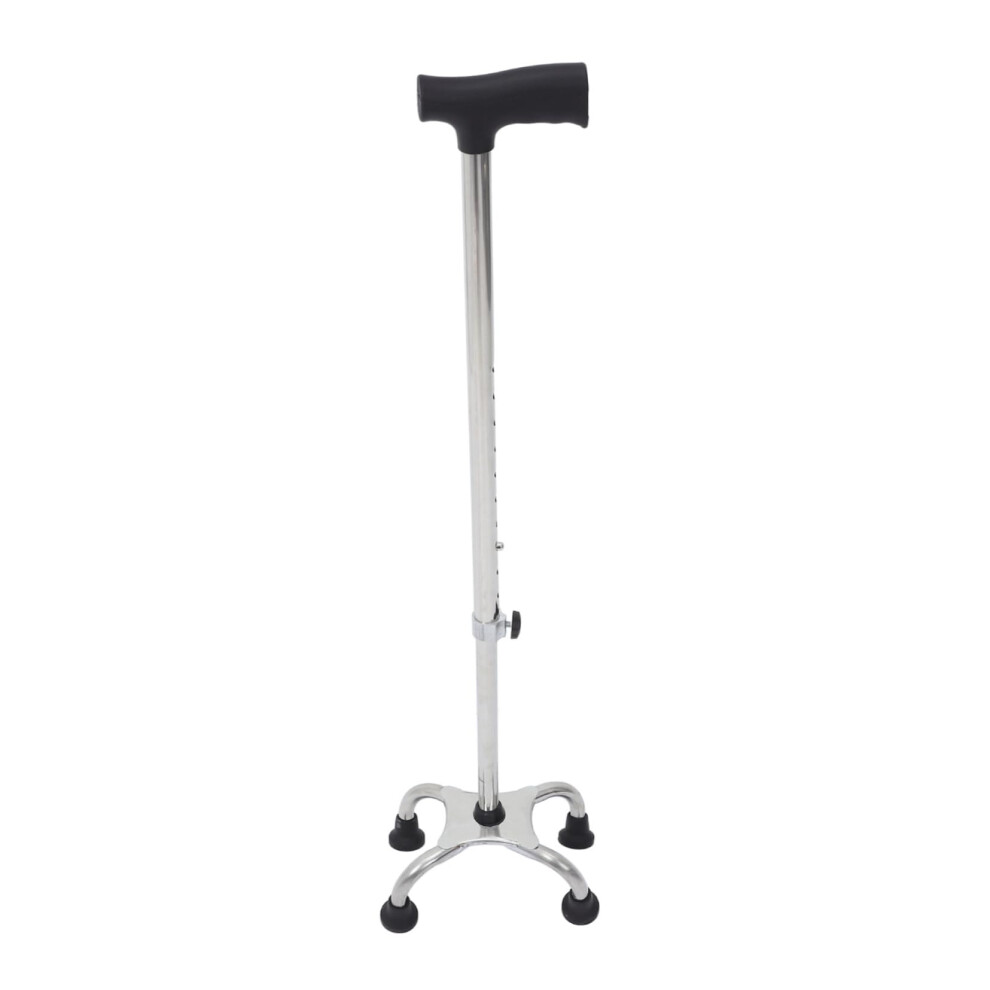 Walking Cane for Seniors Adjustable Height Stainless Steel Tripod Stick with AntiSlip Base