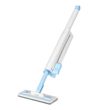 Flat Cleaning Mop with 360 Rotation and Hands Use, Strong Water Absorption, Sky Blue, 3 Pads