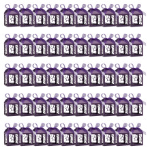 50Pieces Eid Mubarak Charm Boxes Eid Dessert Boxes Paper-Plum