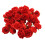 200Pieces Artificial Rose Head For Wedding Cake Floral-Red 1