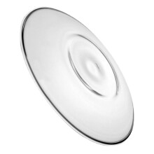 Glass Tea Cup Saucer Round Clear Glass Plate for Coffee Tea Table Protection Home Restaurant