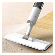 Spray Mop with Reusable Microfiber Pads for Hardwood and Tile Floors, 360 Rotating Head, 3 Cloths