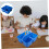 Plastic Multi Compartment Storage Basket for Classroom Table Organizer Stationery Holder with Divided Sections 2