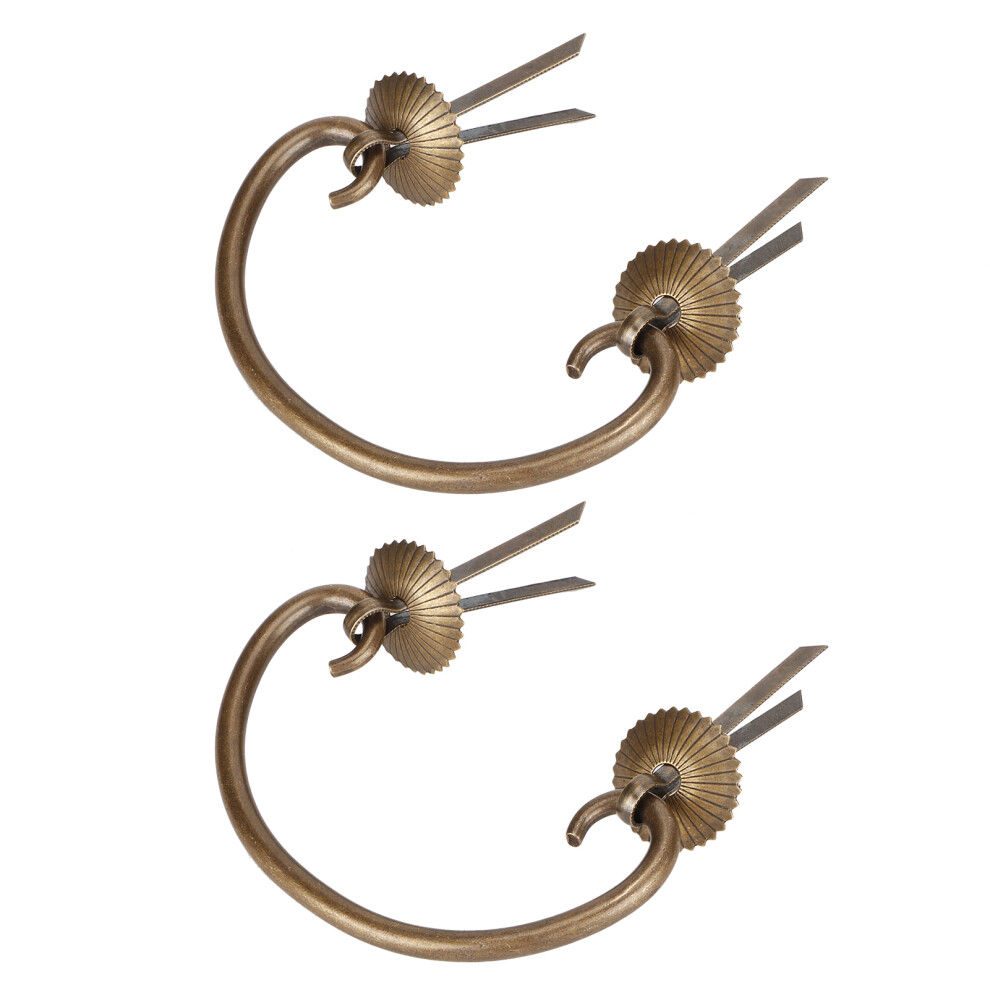 Copper Drawer Pulls 2 Pack Chinese Style Vintage Hardware For Cabinets Au 8741379504721