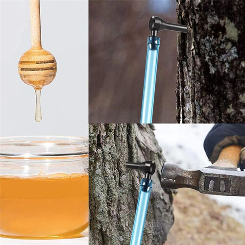 Tree Taps for Syrup Maple Syrup Tapping Kit Tree Taps for Syrup Set Includes 12Pcs Maple Syrup Taps, Maple Syrup Filter 2