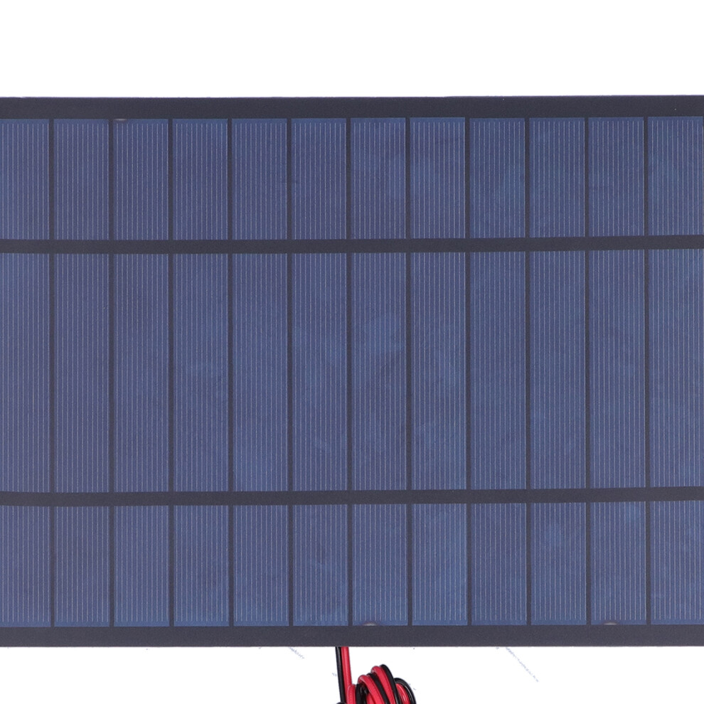 Solar Power Module Dc6v 6W Epoxy Board With 200Cm Red Black Wires 8401379506186