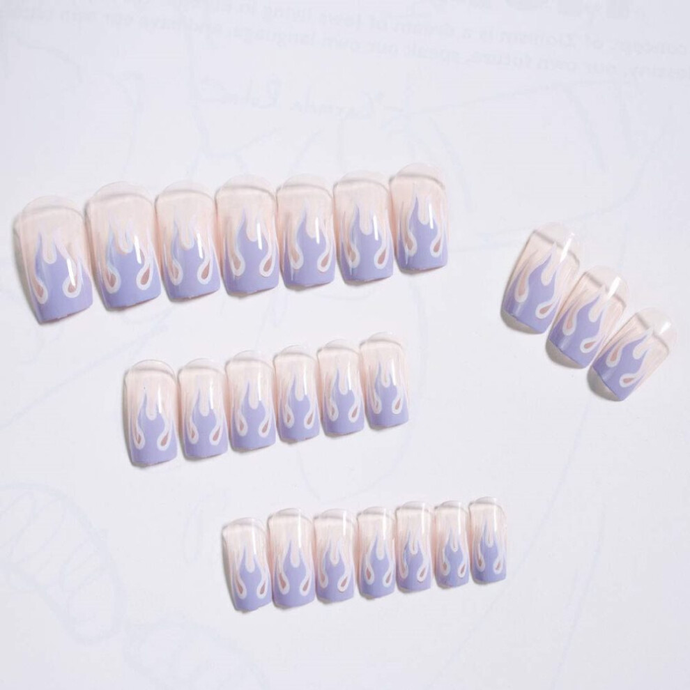 Press On False Nails, Convenient And Stylish, Perfect For Any Event, Easy Application With Necessary Tools Provided For Halloween Parties