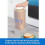 Transparent Bread Box Plastic Fresh-Keeping Toast Storage Holder with Lid Bread Crisper Bread Storage Container,C 2