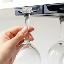 Kitchen Free Punching Holder Wine Glass Rack Multi-Function Goblet Classification Organizer Hanging Holder Shelf