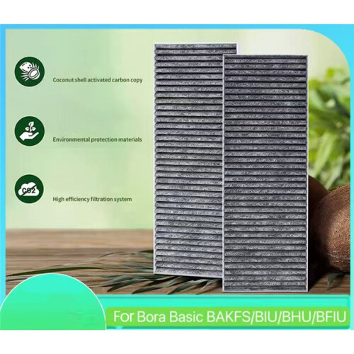 2PCS Activated Carbon Filter for Bora Basic BAKFS/BIU/BHU/BFIU Cooker Hood Range Hood Grease Filter 2