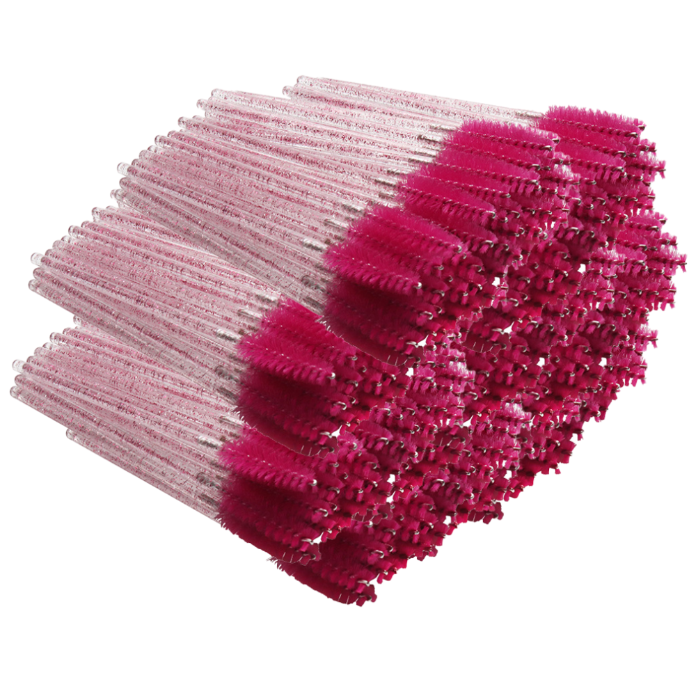 Eyebrow Brush With Cute And Soft Design For Daily Application, Crystal Eyelash Brushes Mascara Wands For Clump-Free Application And Lightweight