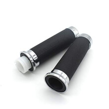 Motorcycle Handlebar Grips 7/8 Inch 25mm Durable Rubber Sleeves for Honda Steed 400 600 Cruiser