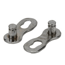 F90 Chain Steel 9 Speed Folding Bicycle Accessory for Mountain & Road Gray