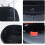 Universal Motorcycle  Box with Backrest and Night Safety Reflector, Lockable Trunk Tail Box Silver Gray 3