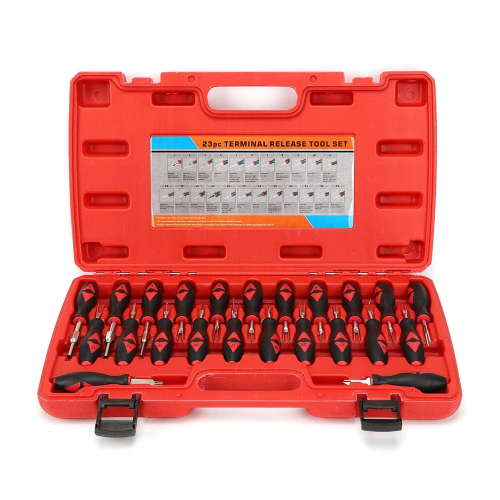 23Pcs Universal Automotive Wire Terminal Removal Tool Kit For Easy Car Connector Pin Extraction 9187378900482