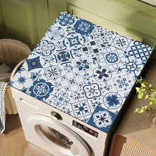 Washer and Dryer Cover Waterproof NonSlip Absorbent Protector Mat 40x50cm Blue Grey