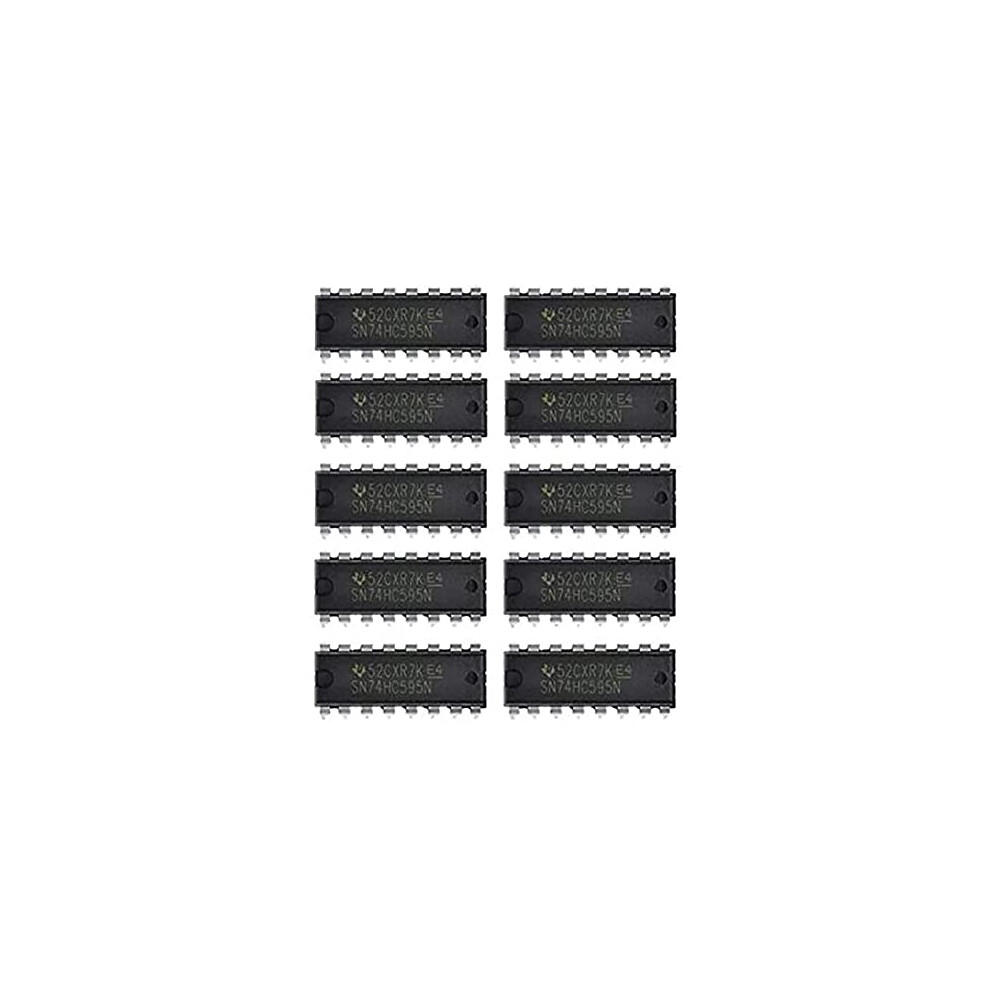 Dip16 Logicshift Register Ic, 10Pcs, 8Bit Serialin Parallelout, Throughhole 9199774645225