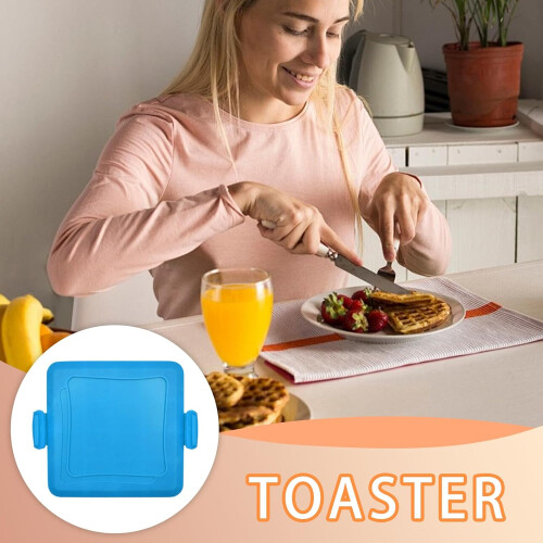 Microwave Powered Sandwich Maker and Grilled Cheese Maker, Compact Dishwasher Safe for Dorm Camping 2